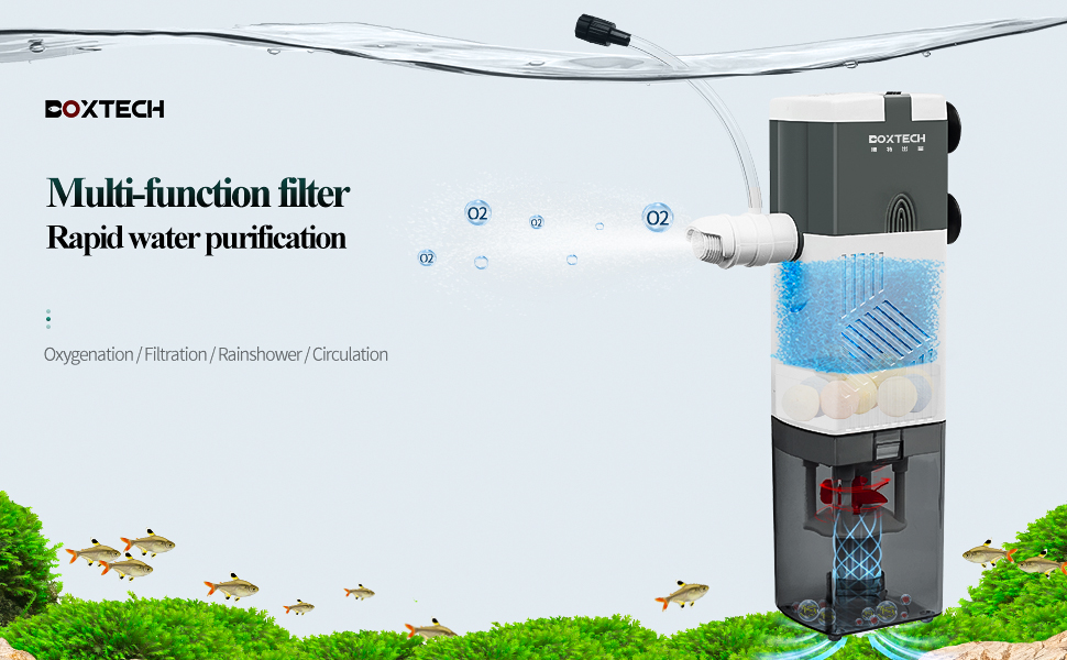 Filtre pour Aquarium 4 en 1