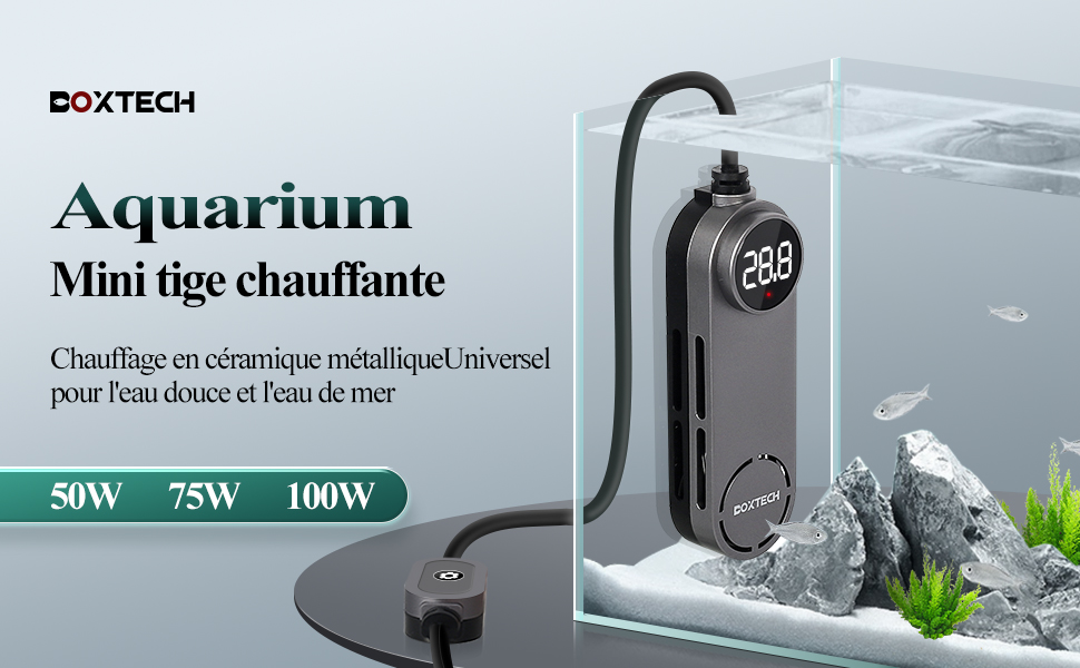 Chauffage Submersible pour Aquarium, Mini Chauffage d'Aquarium